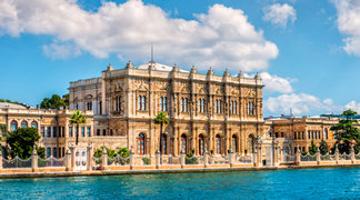 A view from Dolmabahce Palace in Marmaris