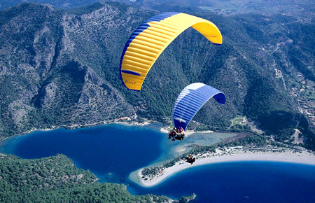 A view from Paragliding A view from Paragliding