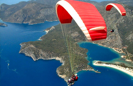 A view from Paragliding A view from Paragliding