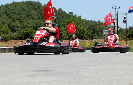 A view from Go Kart in Marmaris