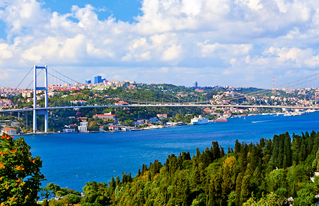 A view from Bosphorus Cruise & Asia