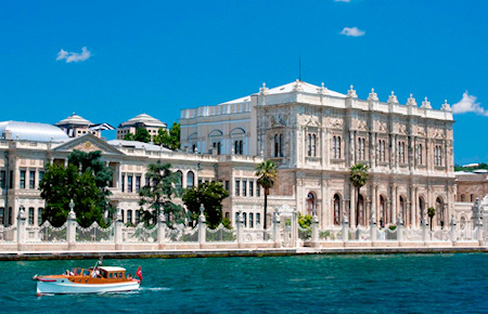 A view from Dolmabahce Palace