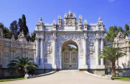 A view from Dolmabahce Palace