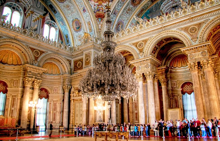 A view from Dolmabahce Palace