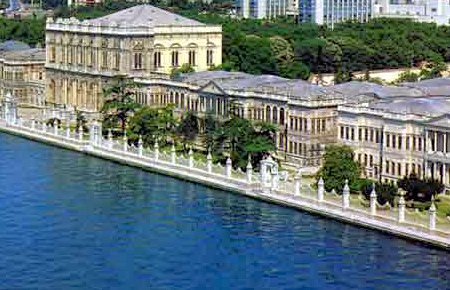A view from Dolmabahce Palace