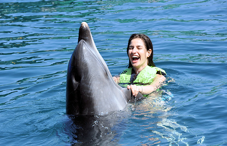 A view from Swimming with a dolphin in Marmaris A view from Swimming with a dolphin in Marmaris