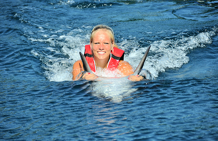 A view from Swimming with a dolphin in Marmaris A view from Swimming with a dolphin in Marmaris