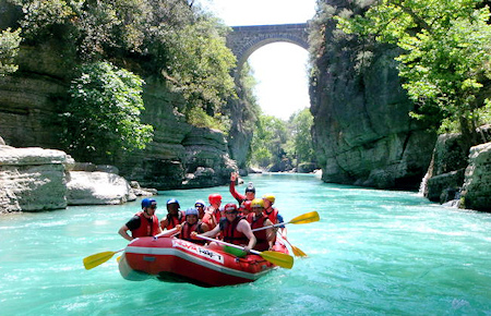 A view from Antalya Rafting Manavgat River Tour