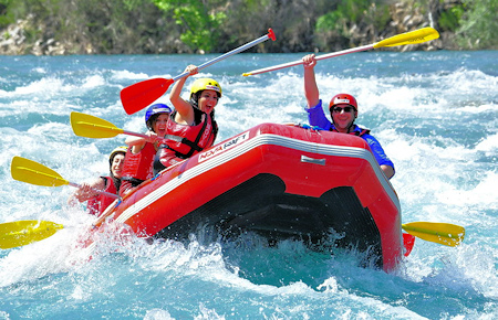 A view from Antalya Rafting Manavgat River Tour A view from Antalya Rafting Manavgat River Tour