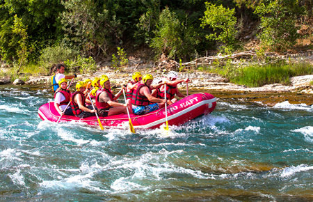 A view from Antalya Rafting Manavgat River Tour