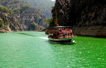 A view from Green Canyon Boat Trip