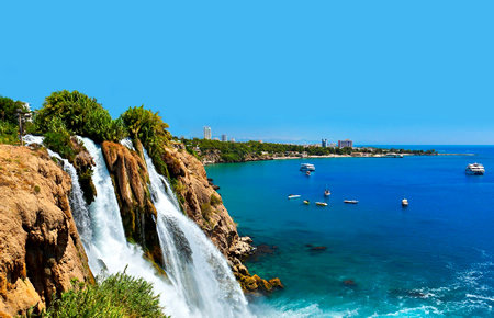 A view from Antalya City Tour and Duden Waterfalls