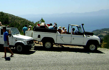 A view from Jeep Safari in Bodrum