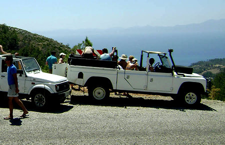 A view from Jeep Safari