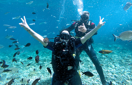 A view from Bodrum Scuba Diving