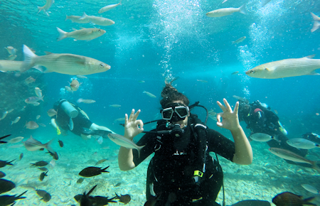 A view from Bodrum Scuba Diving