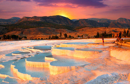 A view from Pamukkale in Marmaris