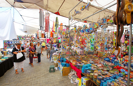 A view from Turkish market in Turgutreis