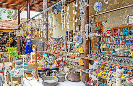 A view from Turkish market in Turgutreis