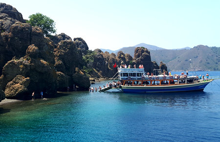 A view from Aegean Islands Boat Trip