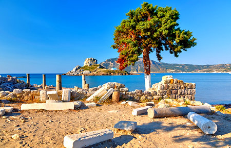 A view from Kos Island, Greece A view from Kos Island, Greece