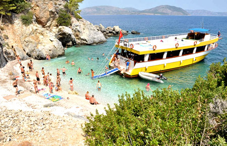 A view from Kusadasi Boat Trip