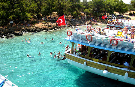 A view from Kusadasi Boat Trip