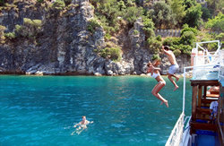 A view from Kusadasi Boat Trip