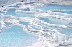 A view from Pamukkale from Kusadasi