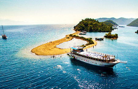 A view from Fethiye 12 Islands Boat Trip A view from Fethiye 12 Islands Boat Trip