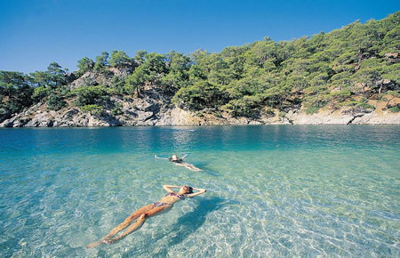 A view from Fethiye 12 Islands Boat Trip