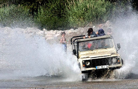 A view from Jeep Safari