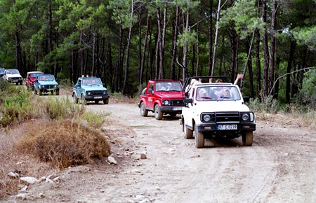A view from Jeep Safari in Fethiye