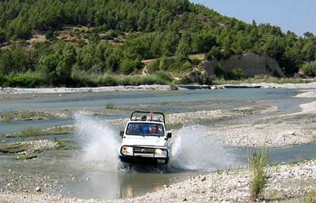 A view from Jeep Safari