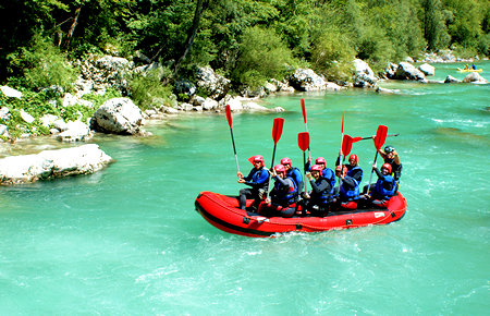 A view from Fethiye White Water Rafting