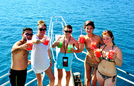 A view from Marmaris All Inclusive Boat Trip A view from Marmaris All Inclusive Boat Trip