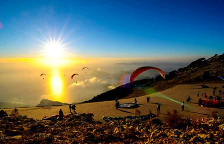 A view from Fethiye Oludeniz Paragliding