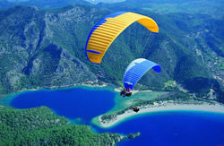 A view from Fethiye Oludeniz Paragliding