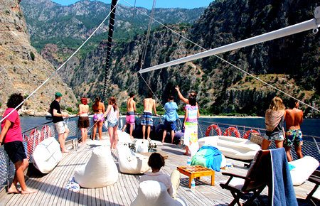 A view from Oludeniz Lazy-Day Boat Trip A view from Oludeniz Lazy-Day Boat Trip