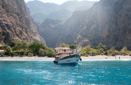 A view from Oludeniz Lazy-Day Boat Trip