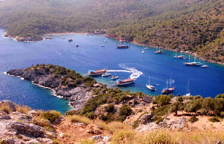 A view from Oludeniz Lazy-Day Boat Trip A view from Oludeniz Lazy-Day Boat Trip